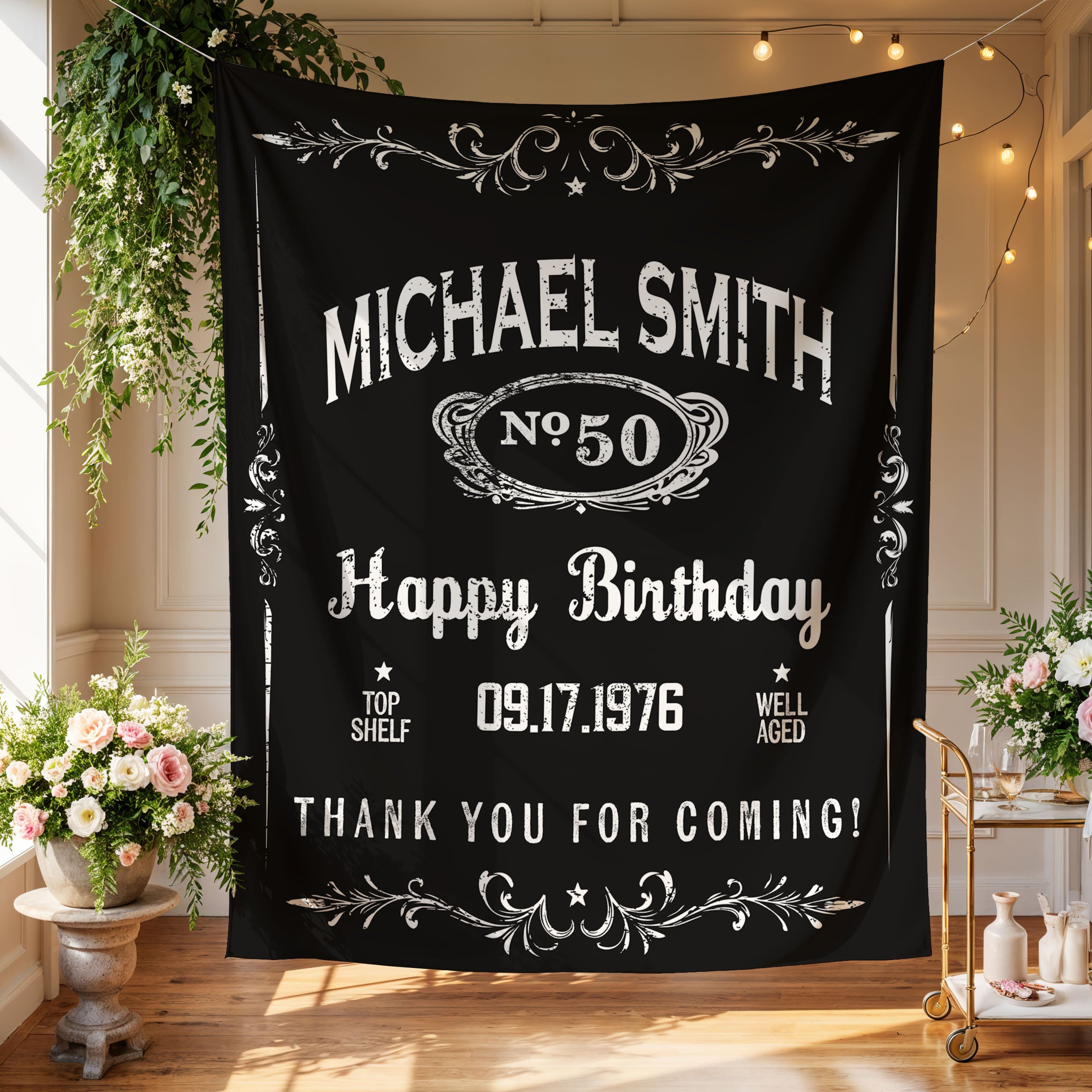 Aged To Perfection Bday Banner