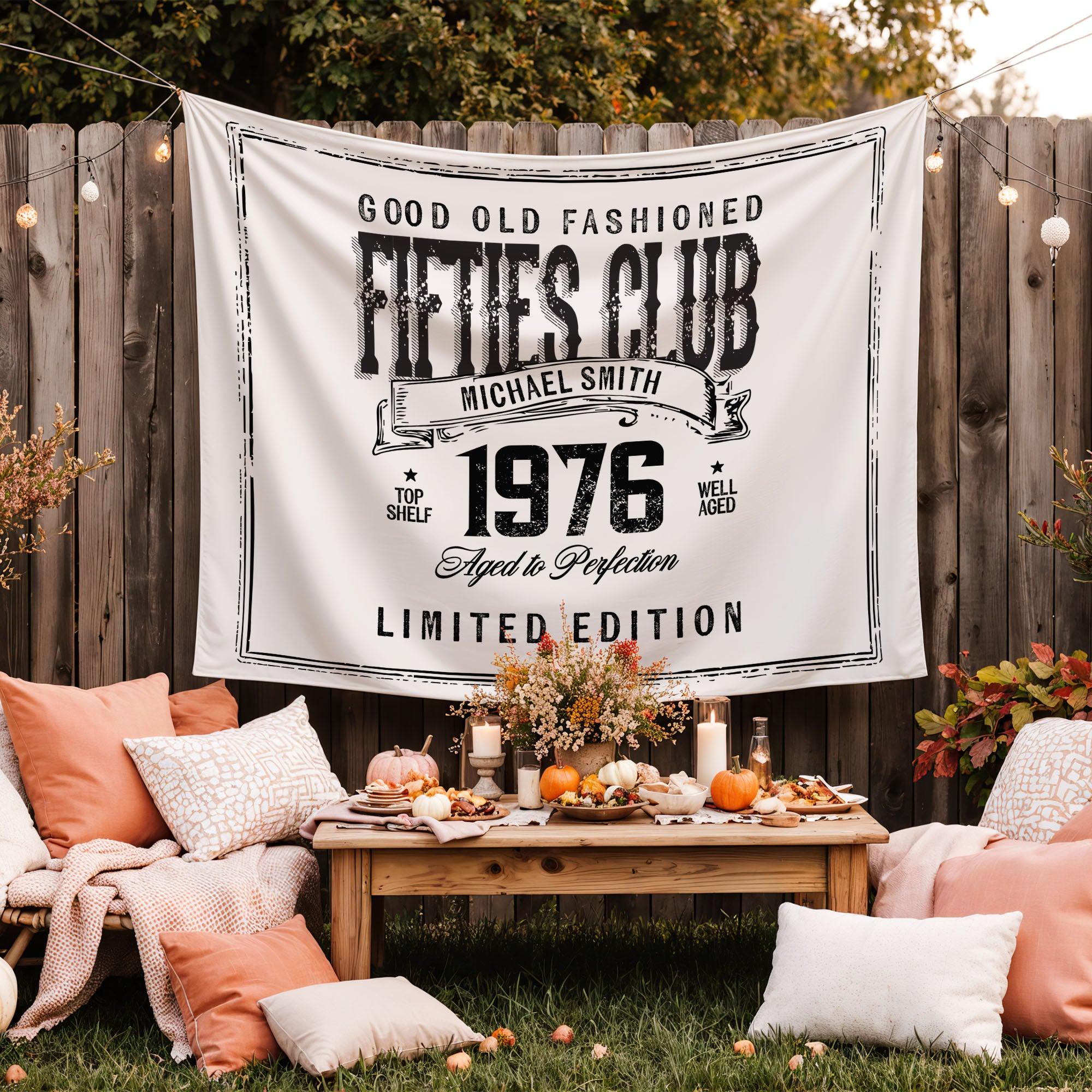 Fifties Club Birthday Banner
