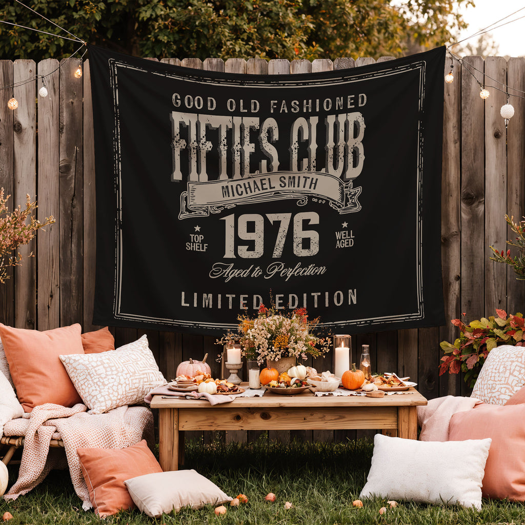 Fifties Club Birthday Banner