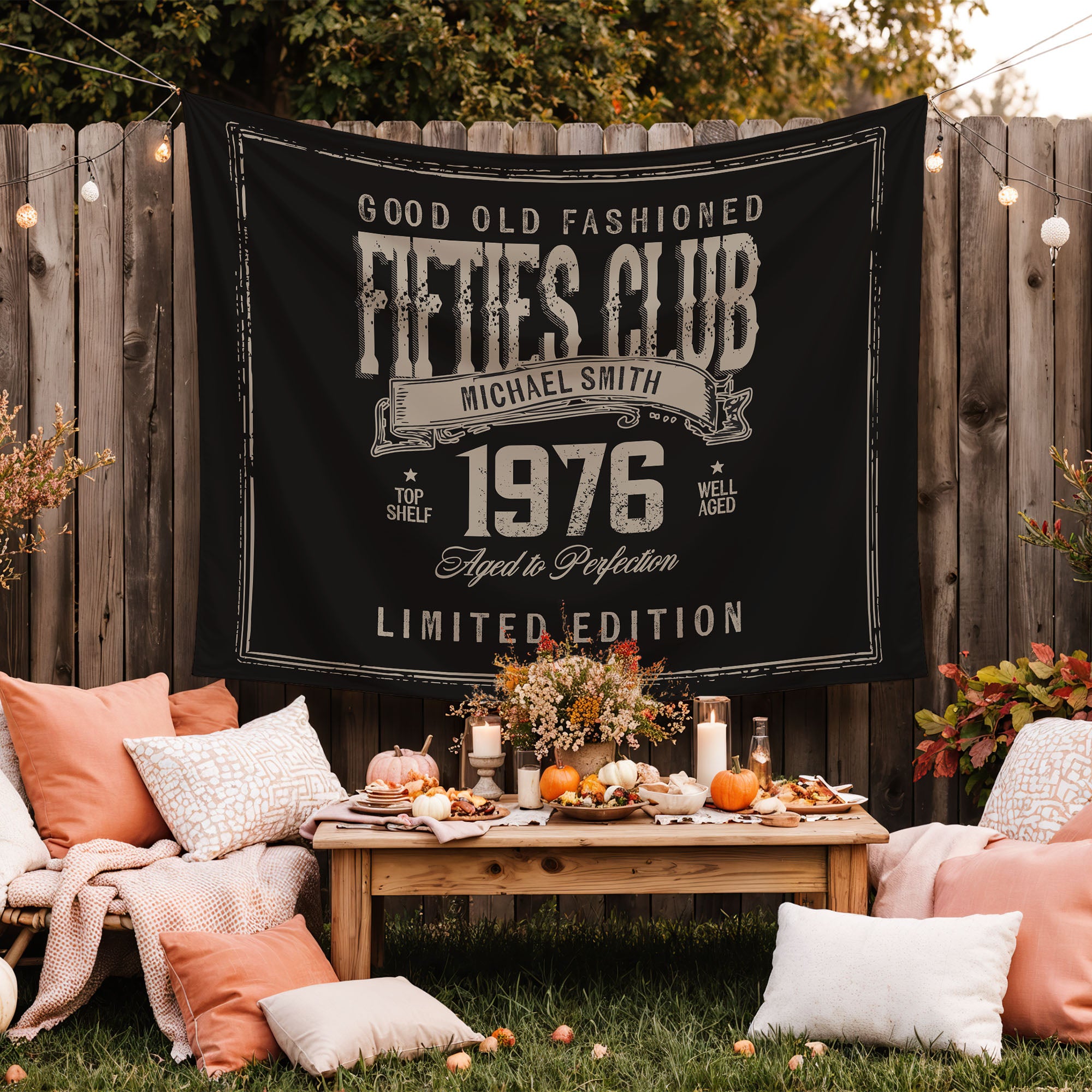 Fifties Club Birthday Banner