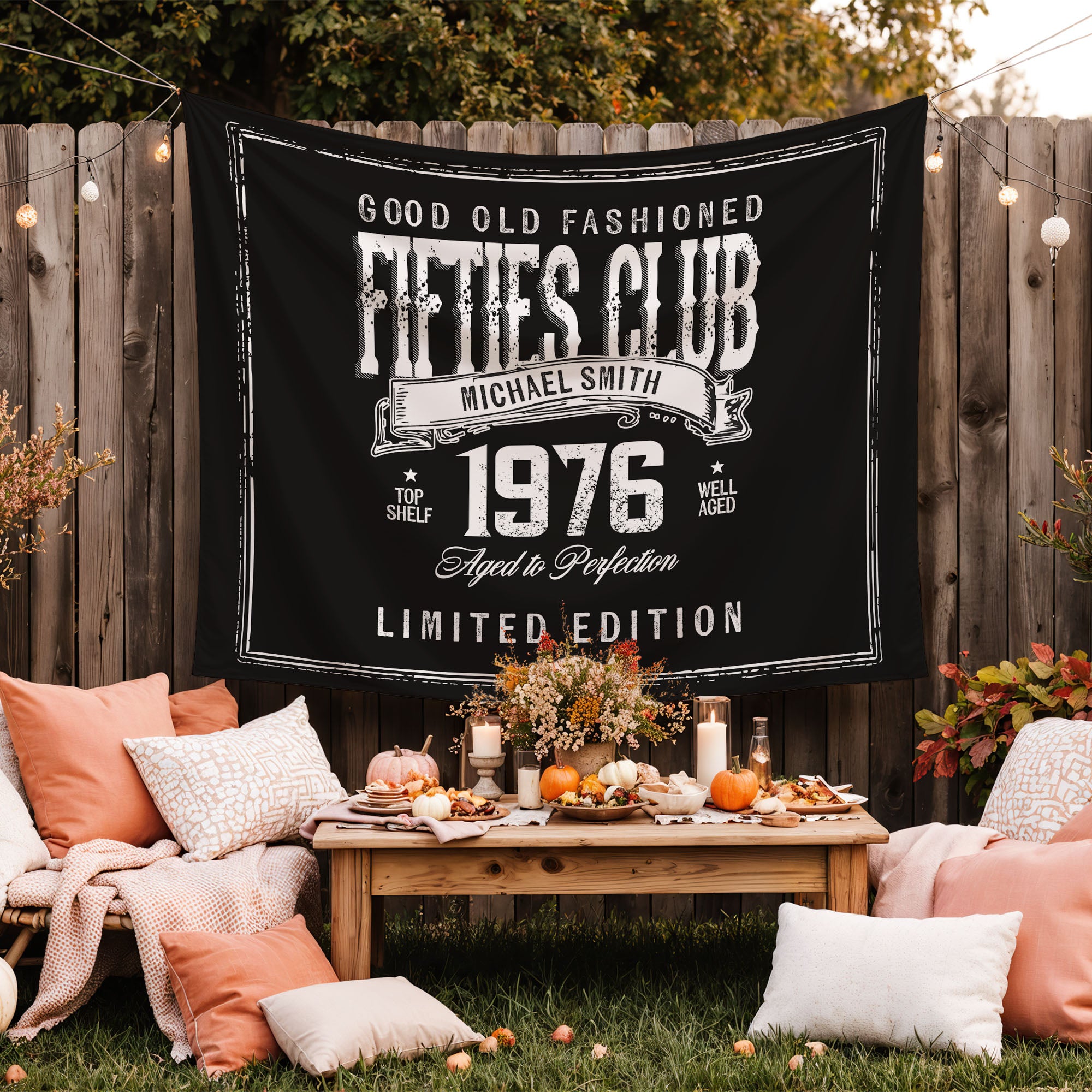 Fifties Club Birthday Banner