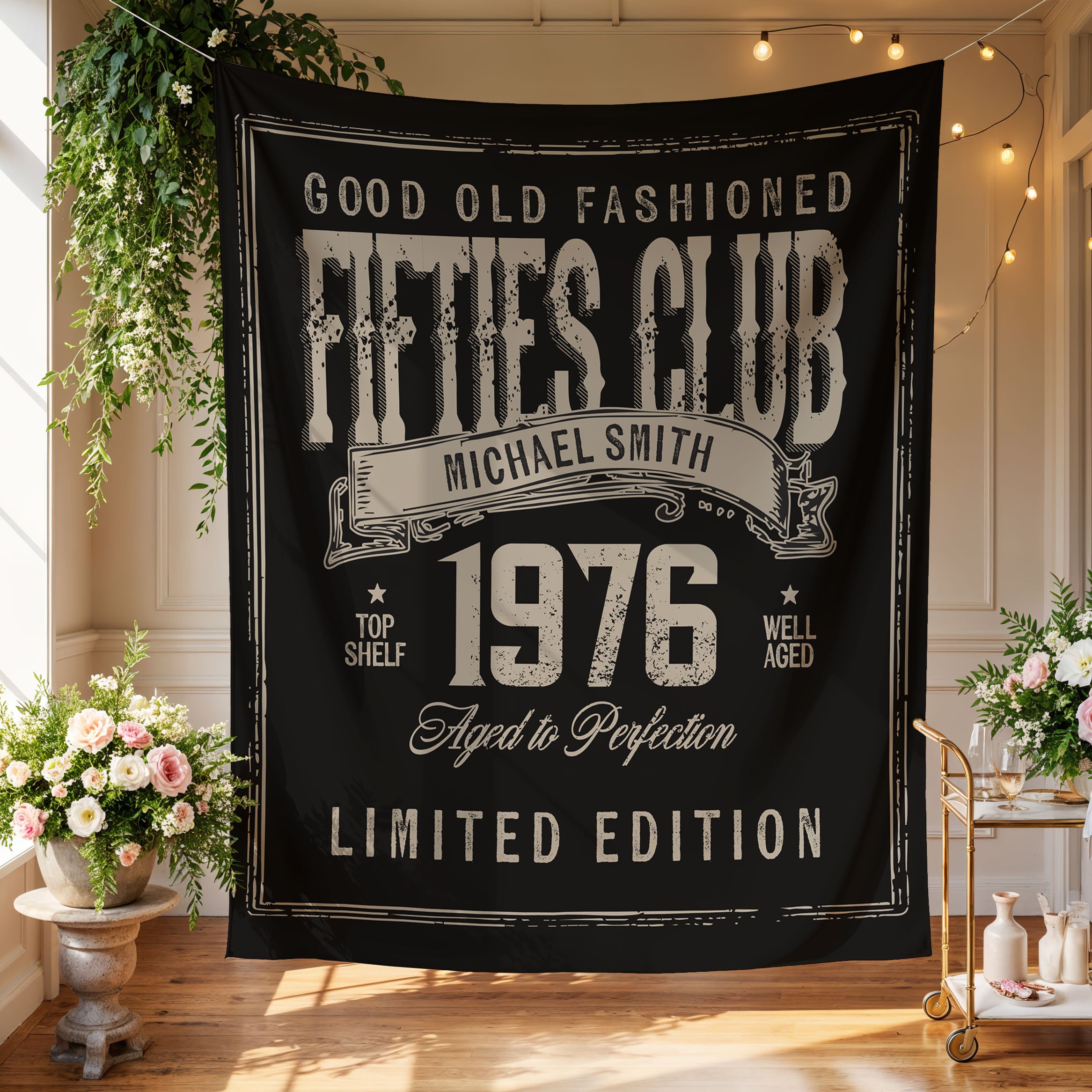 Fifties Club Birthday Banner