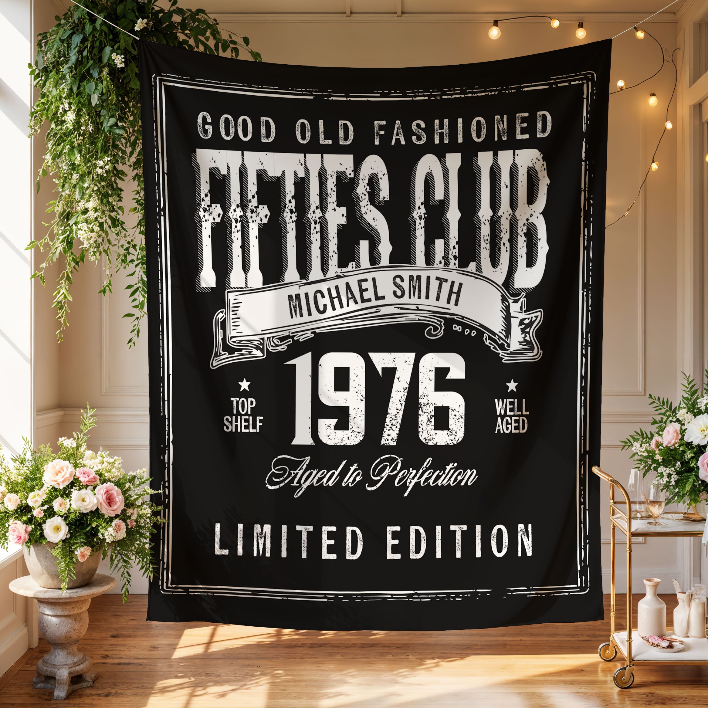 Fifties Club Birthday Banner
