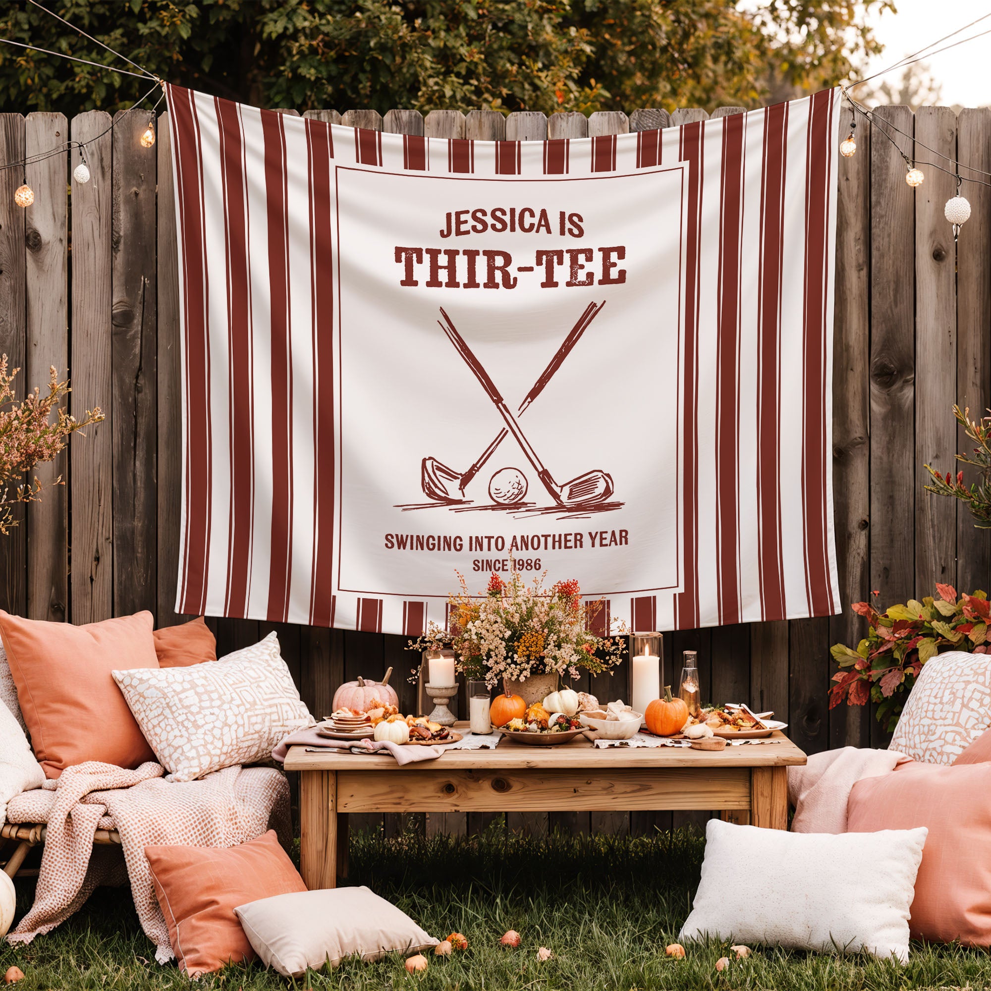 Thir-Tee Birthday Banner