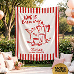 Love Is Brewing Bridal Banner