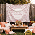 Toile Bridal Shower Banner