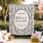 Toile Bridal Shower Banner
