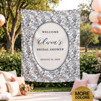 Toile Bridal Shower Banner