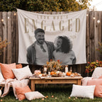 Engaged Photo Tapestry