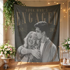 Engaged Photo Tapestry
