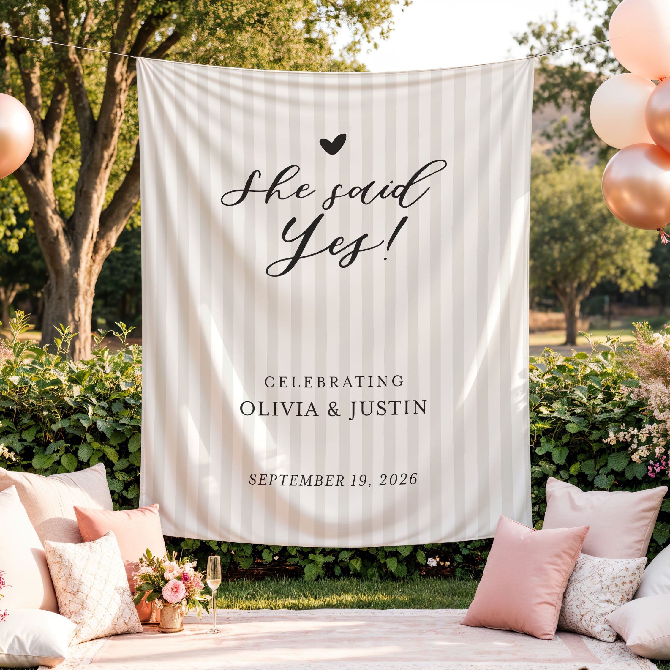 She Said Yes Banner