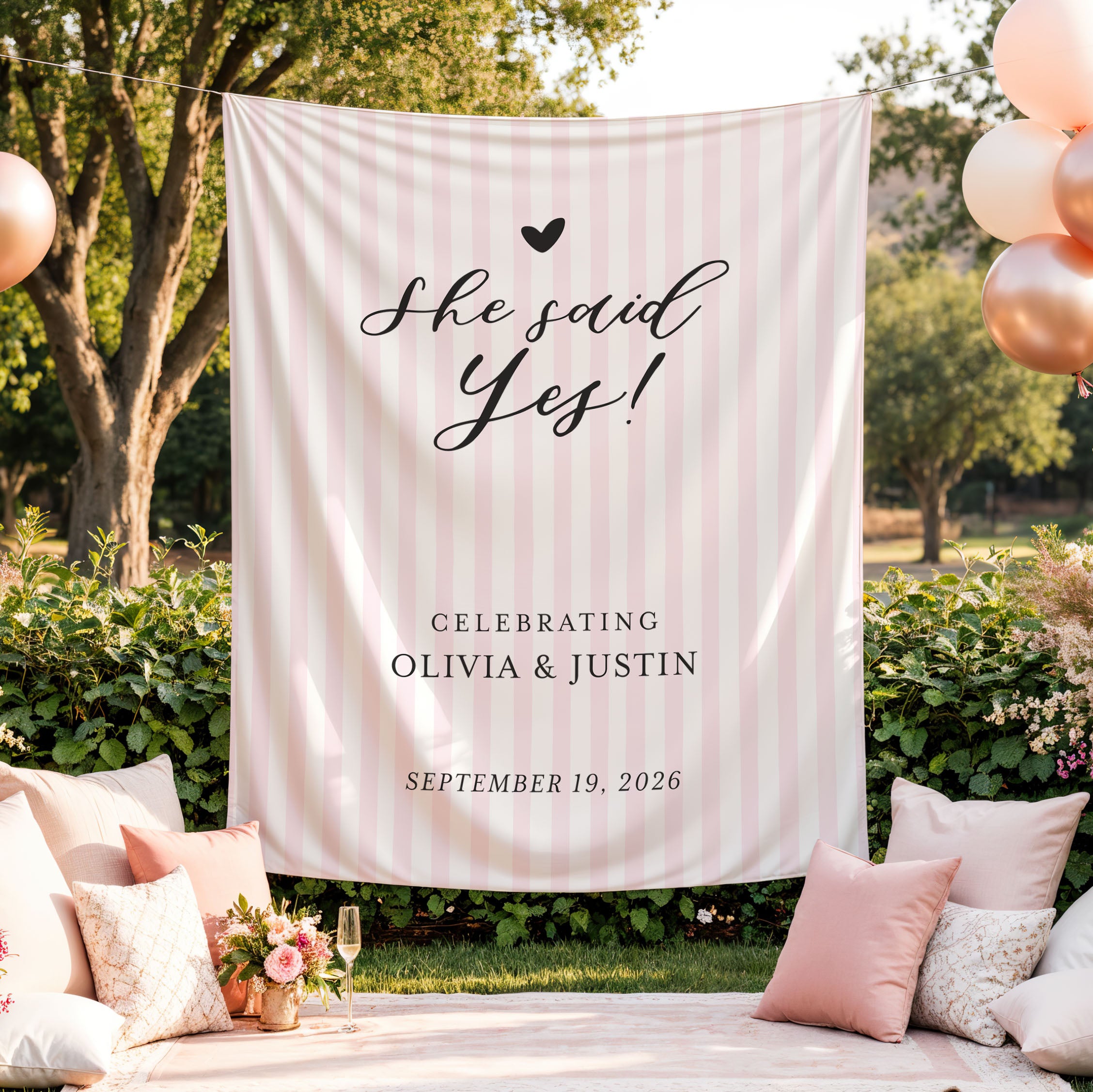 She Said Yes Banner