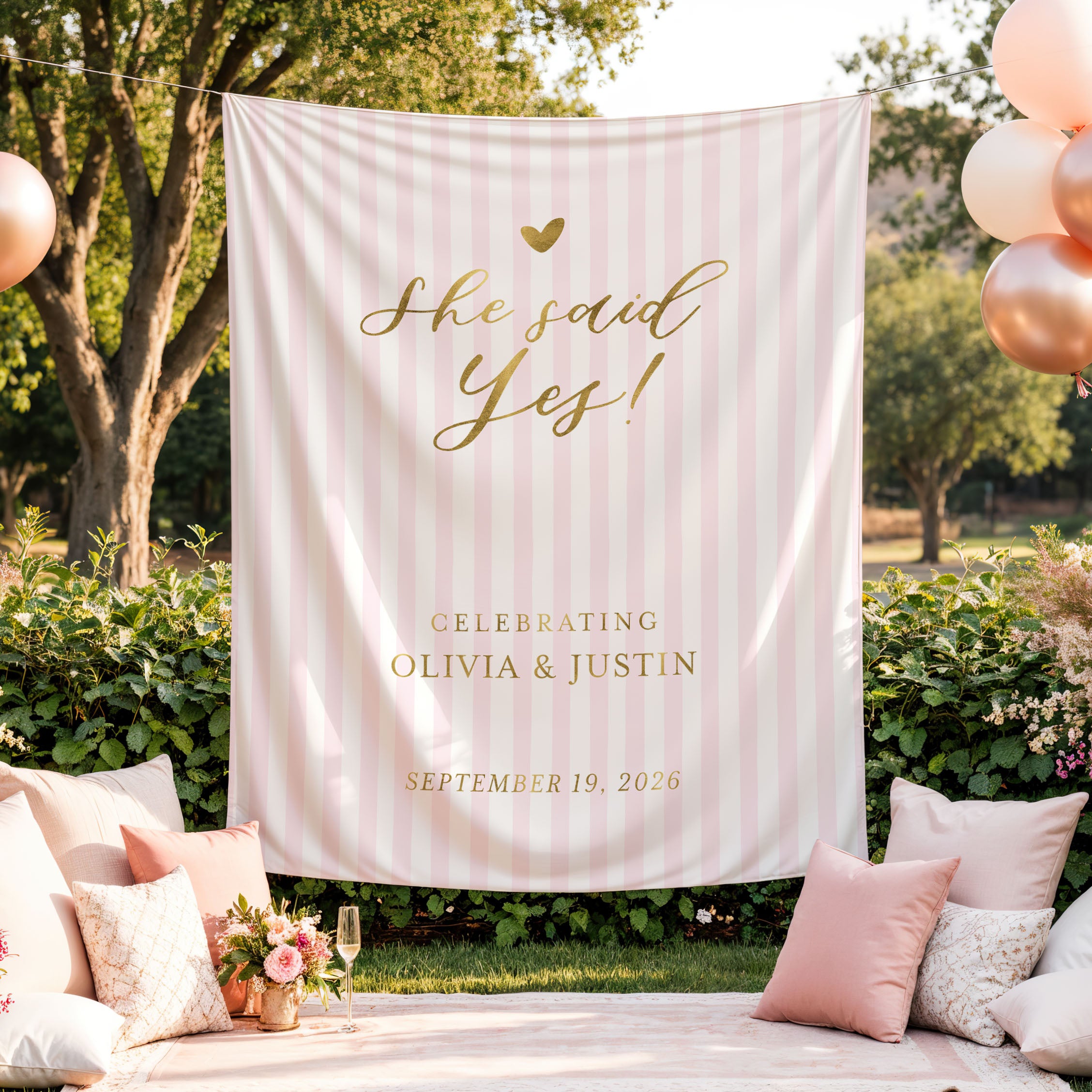 She Said Yes Banner