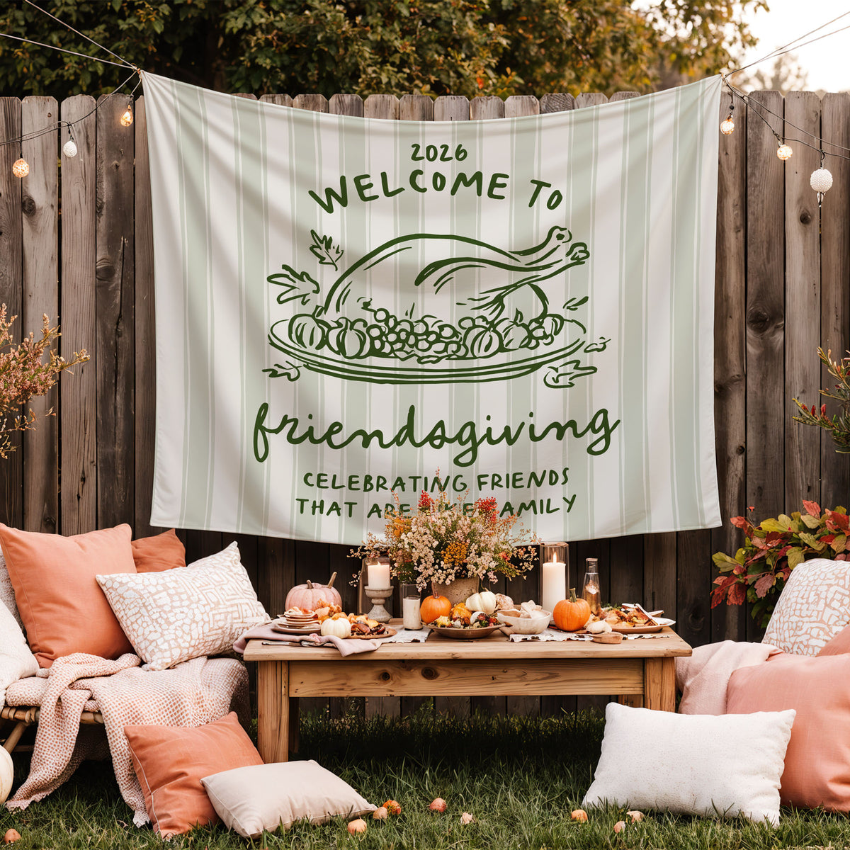 Celebrating Friends Banner