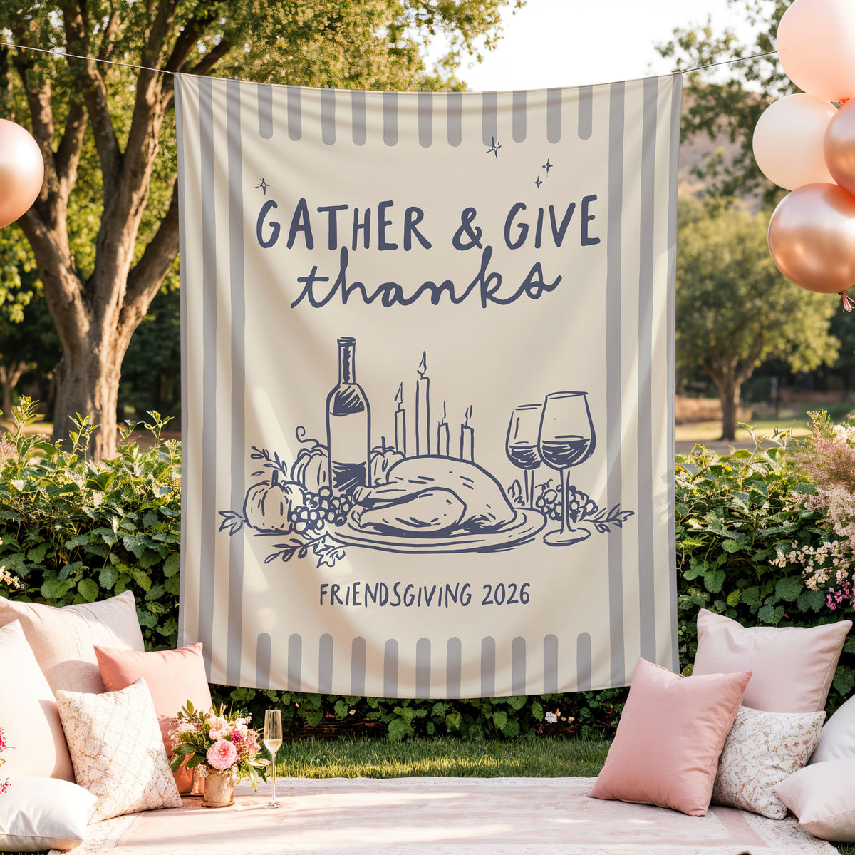 Friendsgiving Gather Banner