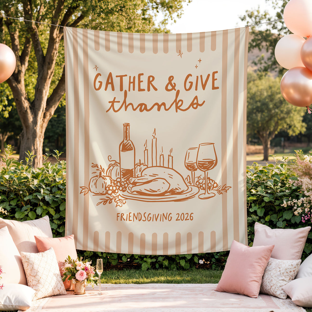 Friendsgiving Gather Banner