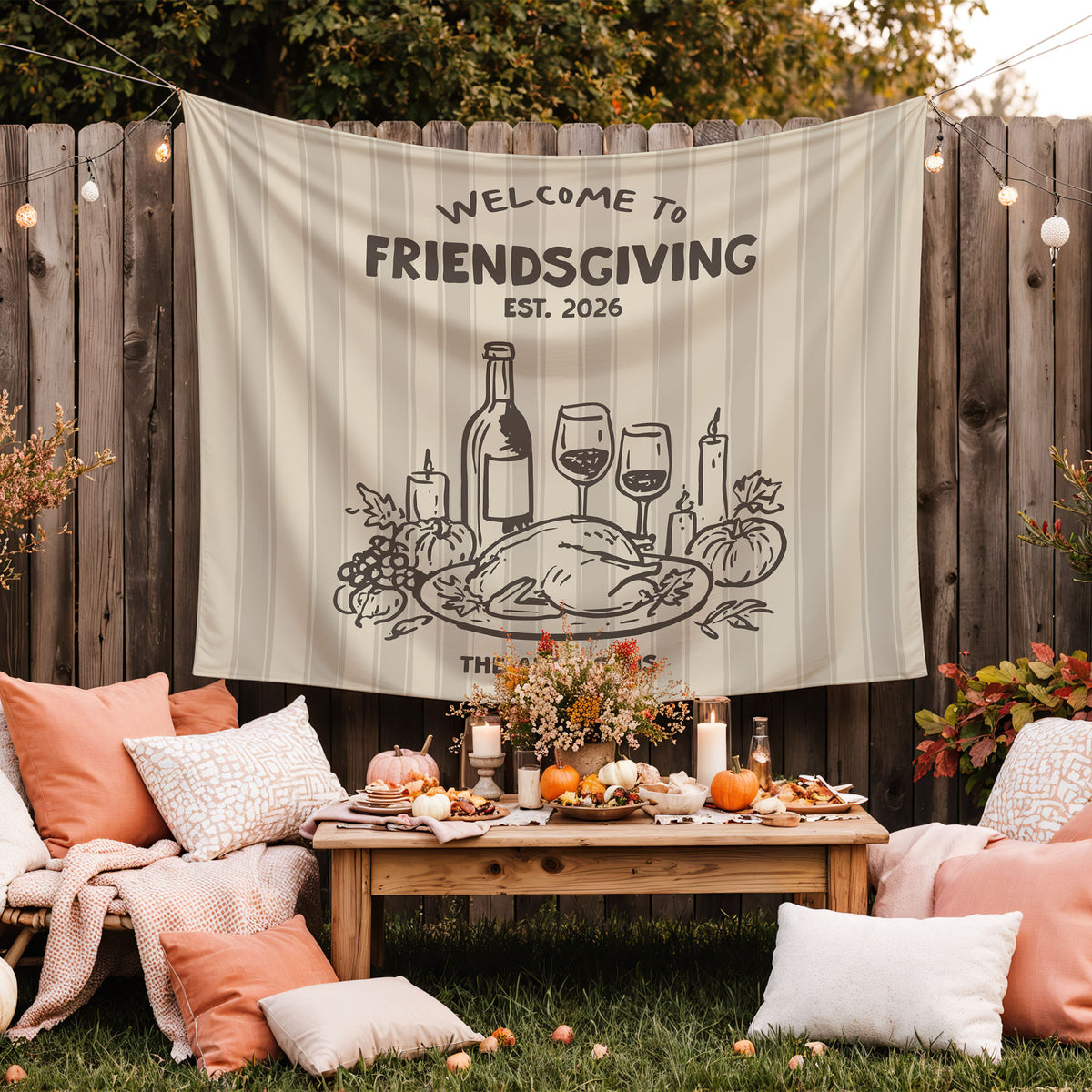 Friendsgiving Welcome Banner