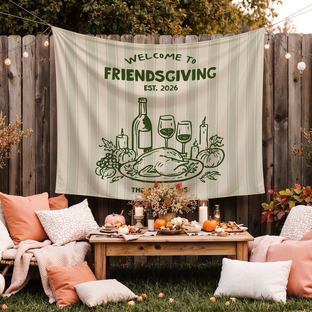 Friendsgiving Welcome Banner