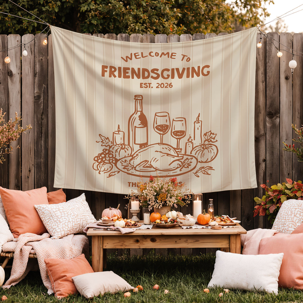Friendsgiving Welcome Banner