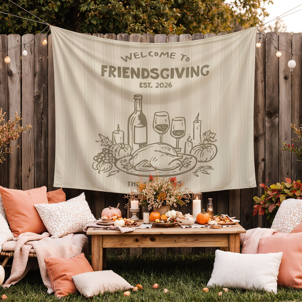 Friendsgiving Welcome Banner