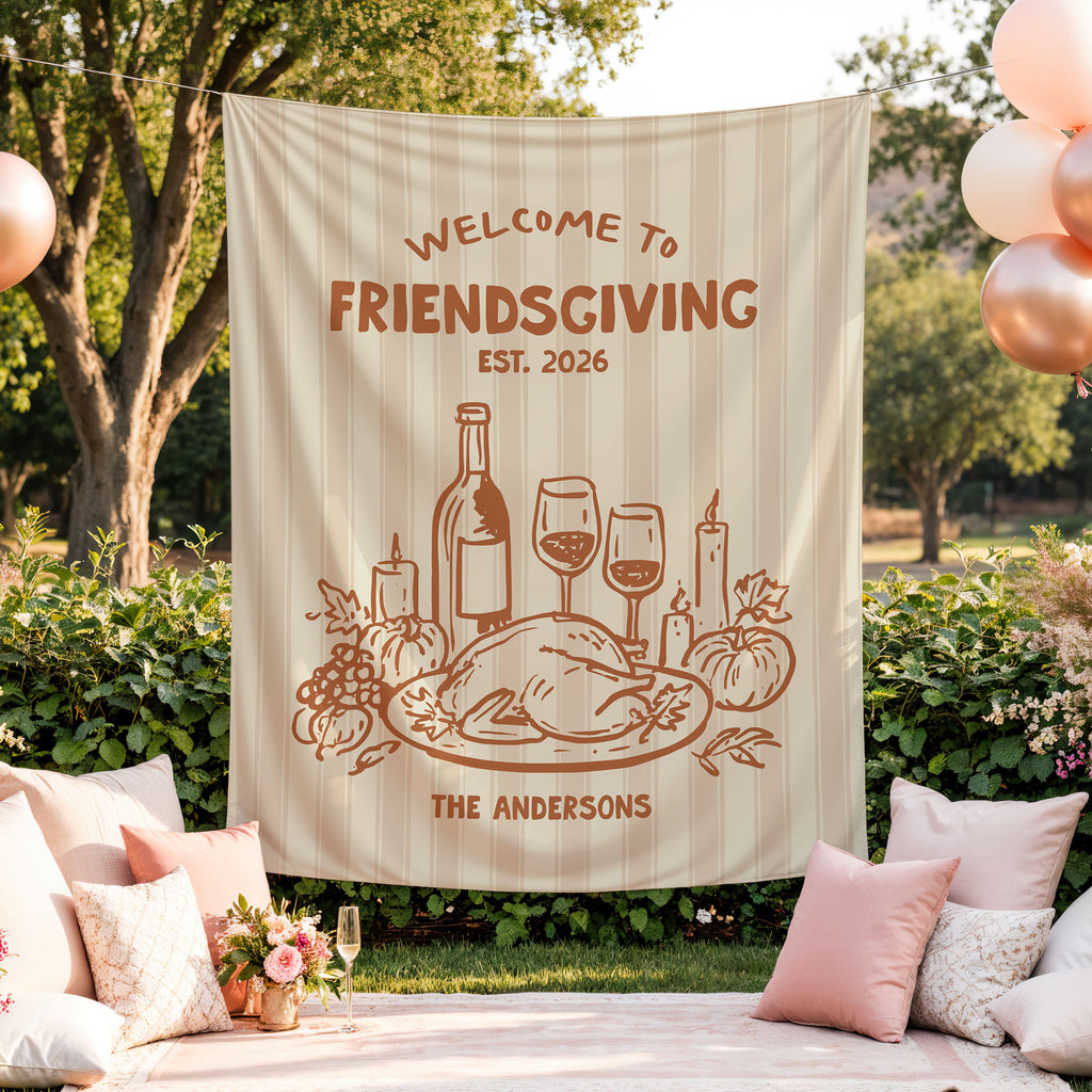Friendsgiving Welcome Banner