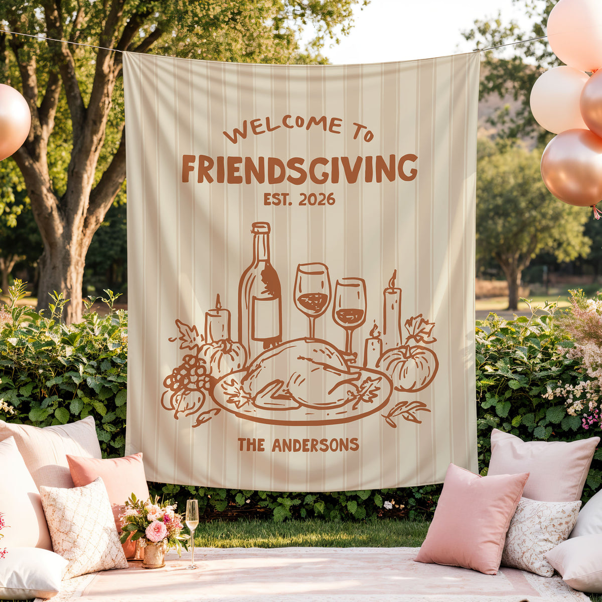 Friendsgiving Welcome Banner