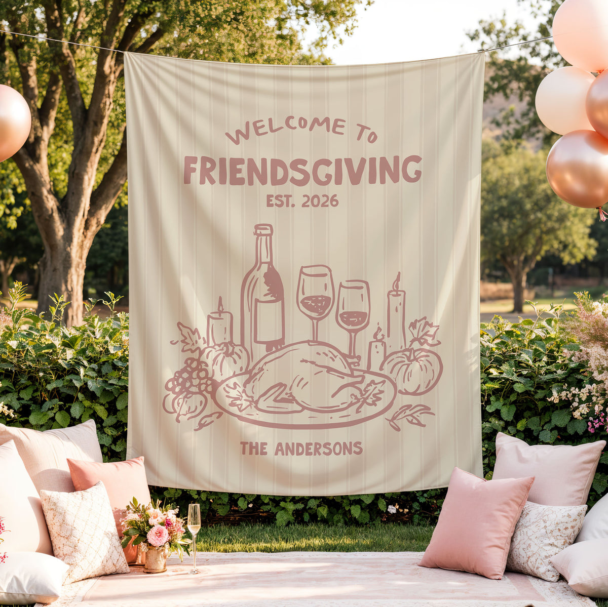 Friendsgiving Welcome Banner