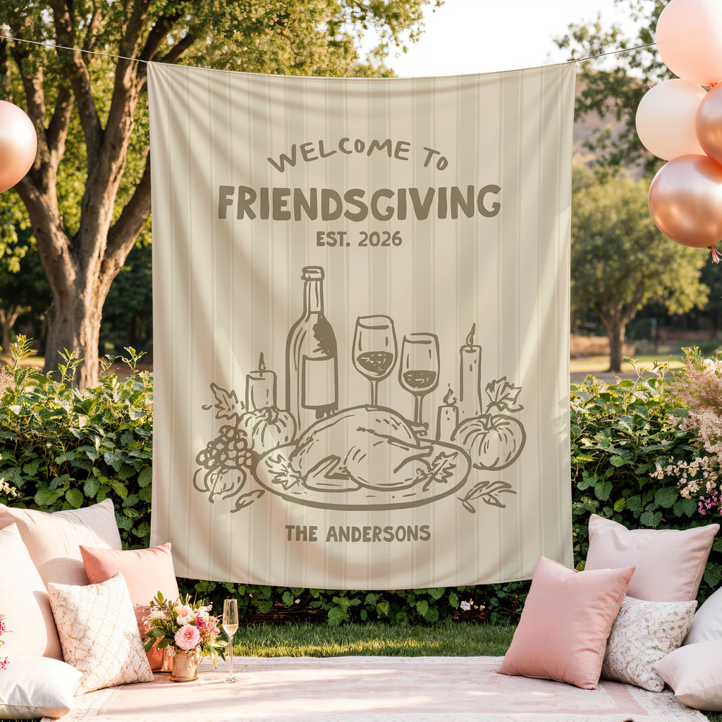Friendsgiving Welcome Banner