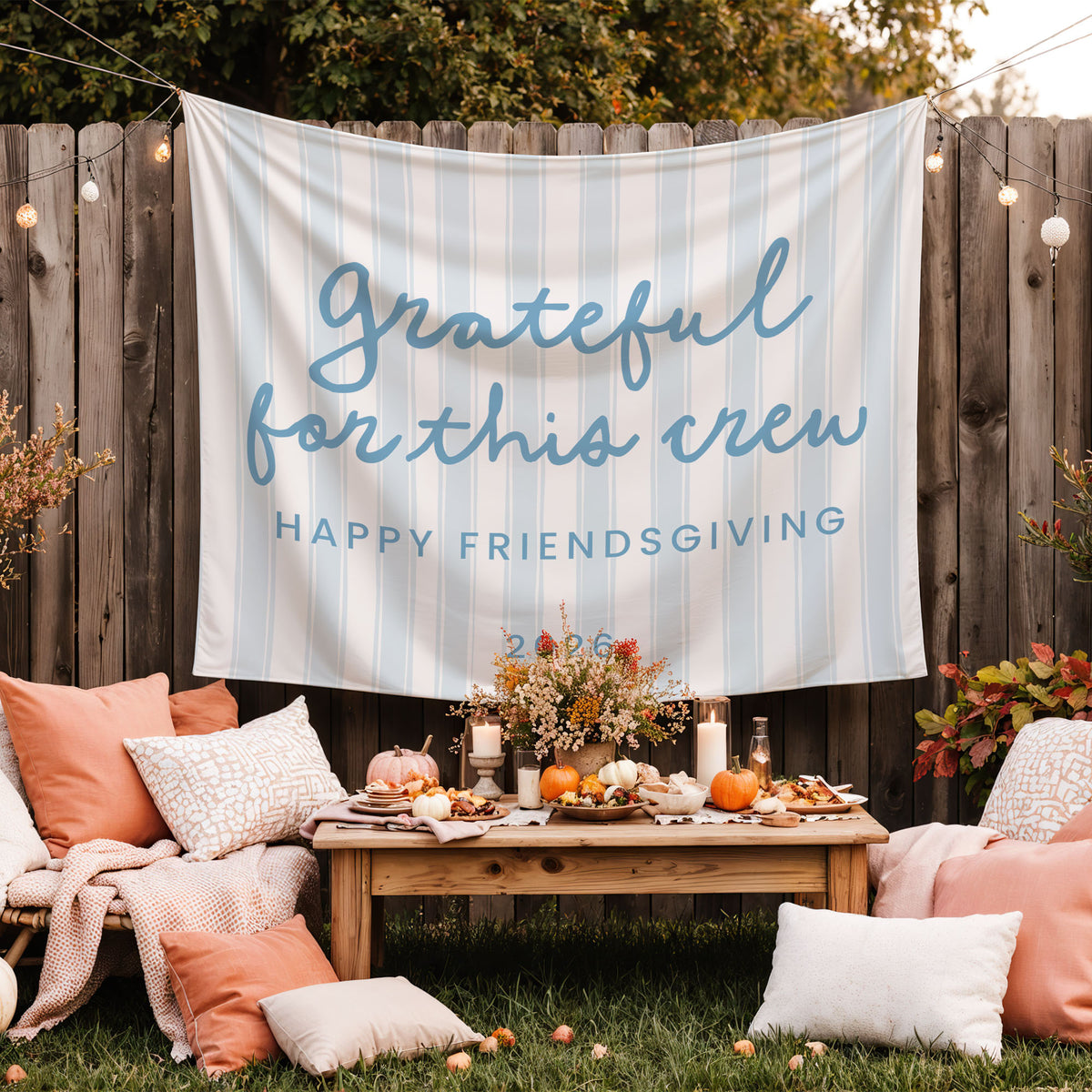 Grateful For This Crew Banner