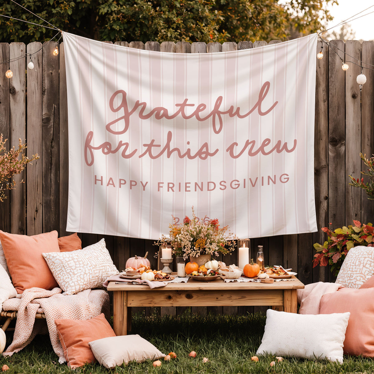 Grateful For This Crew Banner